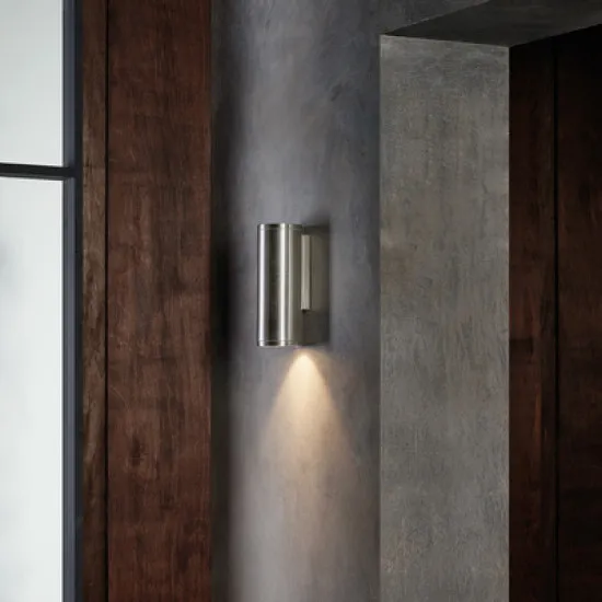 Astro Lighting Ava Coastal 200 acélszínű kültéri fali lámpa (AST-1428002) GU10 1 izzós IP44