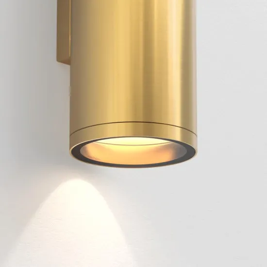 Astro Lighting Ava Coastal 200 sárgaréz kültéri fali lámpa (AST-1428020) GU10 1 izzós IP44