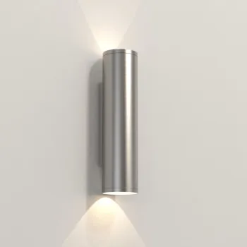 Astro Lighting Ava Coastal 300 acélszínű kültéri fali lámpa (AST-1428004) GU10 2 izzós IP44