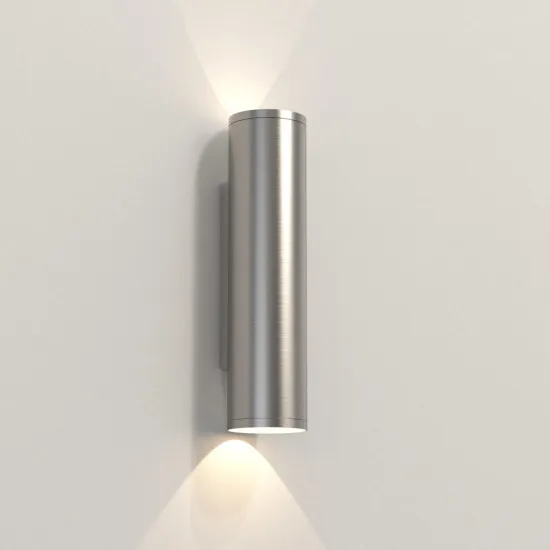 Astro Lighting Ava Coastal 300 acélszínű kültéri fali lámpa (AST-1428004) GU10 2 izzós IP44