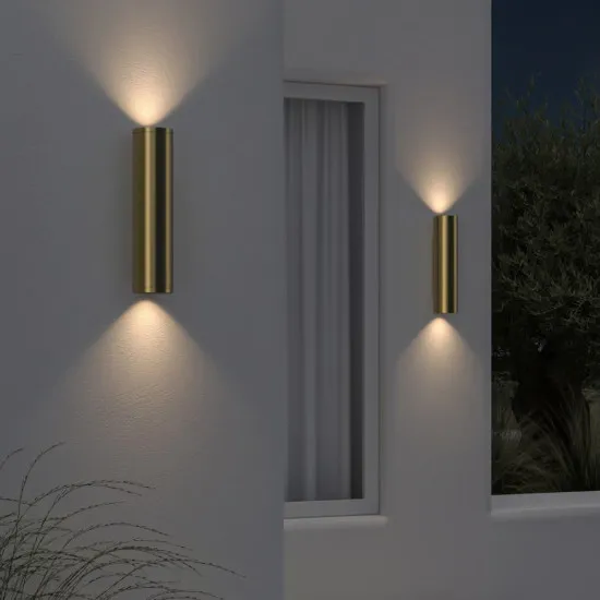Astro Lighting Ava Coastal 300 sárgaréz kültéri fali lámpa (AST-1428021) GU10 2 izzós IP44