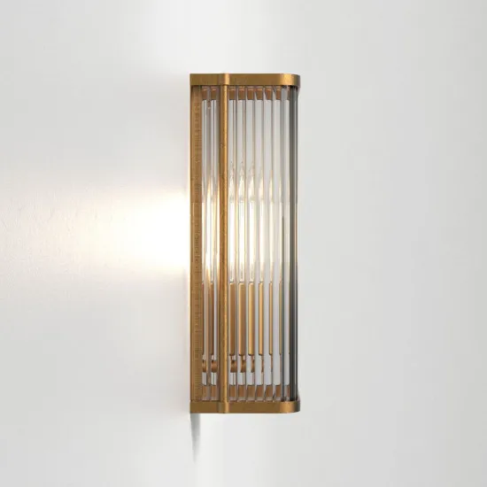 Astro Lighting Avignon Square 300 sárgaréz falikar (AST-1427010) E27 1 izzós IP20