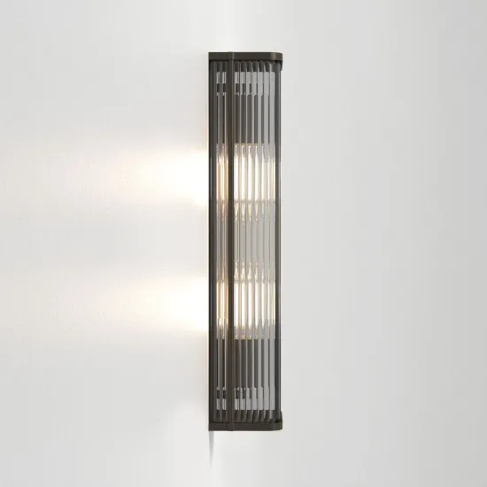 Astro Lighting Avignon Square 500 barna falikar (AST-1427011) E27 2 izzós IP20