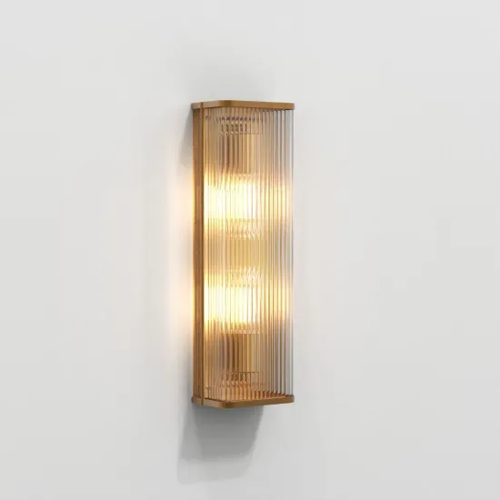 Astro Lighting Avignon Square 500 sárgaréz falikar (AST-1427012) E27 2 izzós IP20
