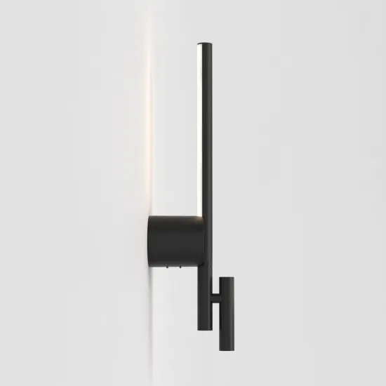 Astro Lighting Baton fekete LED fali lámpa olvasólámpával (AST-1475012) LED 2 izzós IP20
