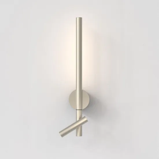 Astro Lighting Baton nikkel LED fali lámpa olvasólámpával (AST-1475013) LED 2 izzós IP20