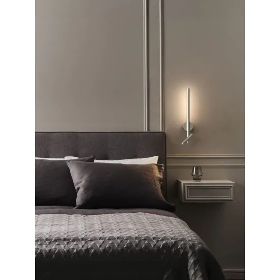 Astro Lighting Baton nikkel LED fali lámpa olvasólámpával (AST-1475013) LED 2 izzós IP20