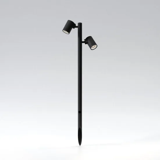 Astro Lighting Bayville Spike Spot 900 Twin fekete LED kültéri leszúrható lámpa (AST-1401024) LED 1 izzós IP66