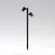 Astro Lighting Bayville Spike Spot 900 Twin fekete LED kültéri leszúrható lámpa (AST-1401024) LED 1 izzós IP66