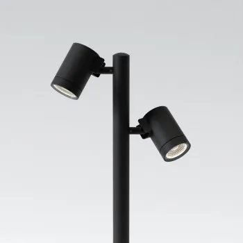 Astro Lighting Bayville Spike Spot 900 Twin fekete LED kültéri leszúrható lámpa (AST-1401024) LED 1 izzós IP66