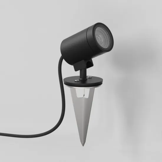 Astro Lighting Bayville Spike Spot fekete LED kültéri leszúrható lámpa (AST-1401021) LED 1 izzós IP65