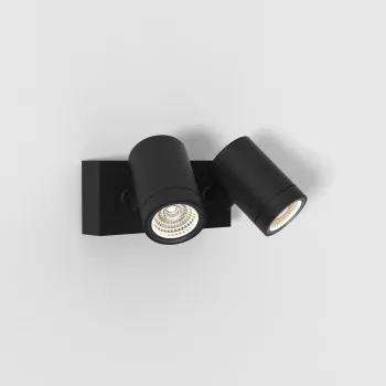 Astro Lighting Bayville Spot Twin fekete LED kültéri fali lámpa (AST-1401018) LED 1 izzós IP65