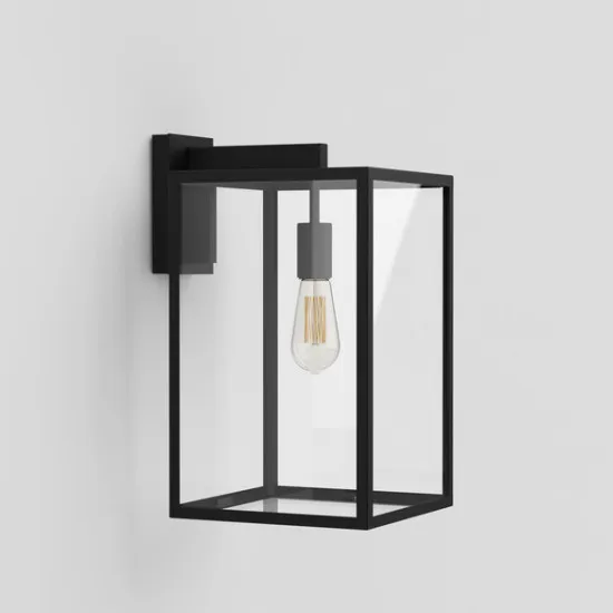 Astro Lighting Box Lantern 450 fekete kültéri falikar (AST-1354007) E27 1 izzós IP23