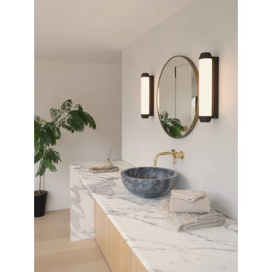 Astro Lighting Burlington 400 barna fürdőszobai LED tükörvilágítás (AST-1477001) LED 1 izzós IP44