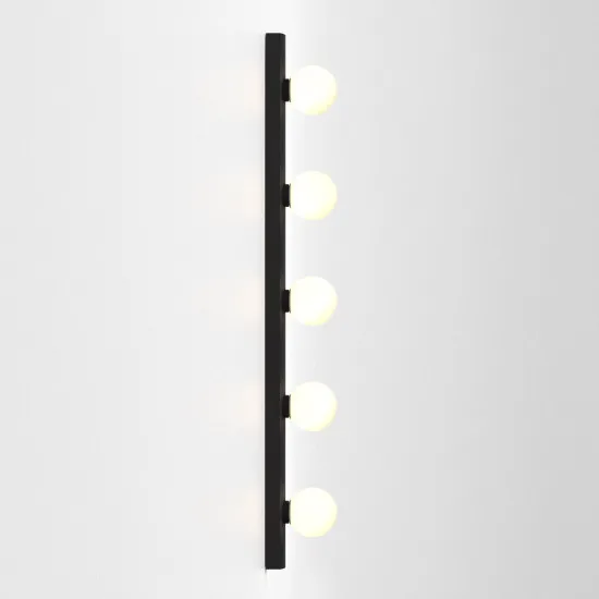 Astro Lighting Cabaret Five fekete fürdőszobai tükörvilágítás (AST-1087008) G9 5 izzós IP44