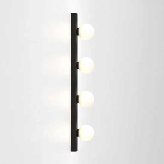 Astro Lighting Cabaret Four fekete fürdőszobai tükörvilágítás (AST-1087007) G9 4 izzós IP44