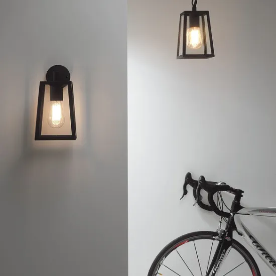 Astro Lighting Calvi Pendant 215 fekete kültéri függesztett lámpa (AST-1306003) E27 1 izzós IP23