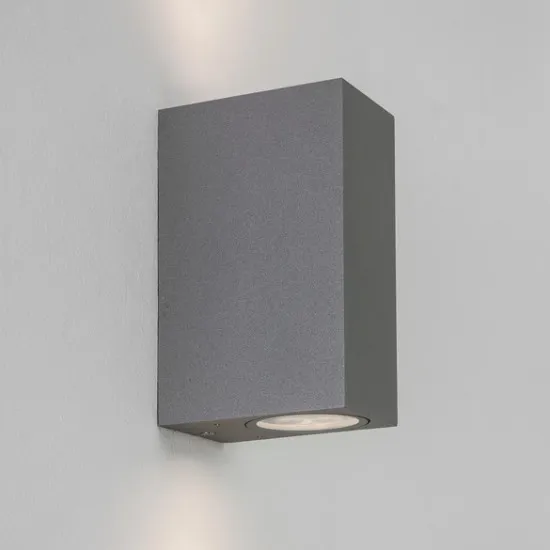 Astro Lighting Chios 150 szürke kültéri fali lámpa (AST-1310008) GU10 2 izzós IP44
