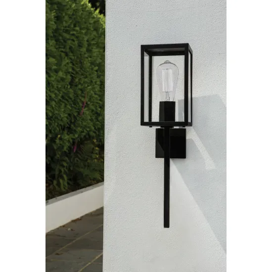 Astro Lighting Coach 130 fekete kültéri falikar (AST-1369006) E27 1 izzós IP44