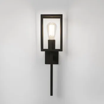 Astro Lighting Coach 130 fekete kültéri falikar (AST-1369006) E27 1 izzós IP44