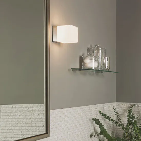 Astro Lighting Cube króm fürdőszobai fali lámpa (AST-1140001) G9 1 izzós IP44