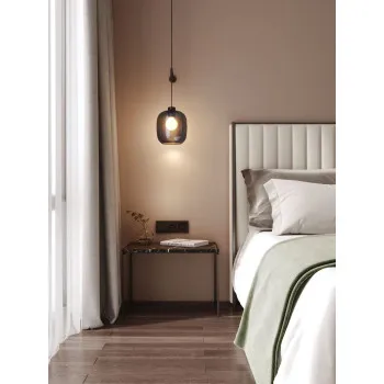 Astro Lighting Curve Glass 220 shade füstszínű Pendant Kit 3/Kit 4 lámpabúra (AST-5041001)