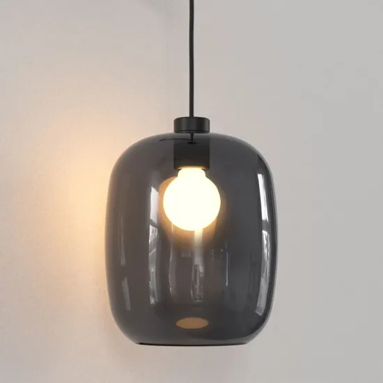 Astro Lighting Curve Glass 285 shade füstszínű Pendant Kit 3/Kit 4 lámpabúra (AST-5041002)