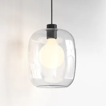 Astro Lighting Curve Glass 285 shade átlátszó-fehér Pendant Kit 3/Kit 4 lámpabúra (AST-5041004)
