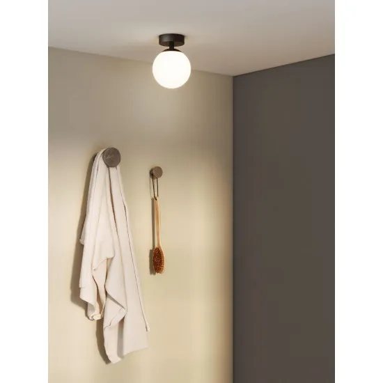 Astro Lighting Denver fekete fürdőszobai mennyezeti lámpa (AST-1038005) G9 1 izzós IP44