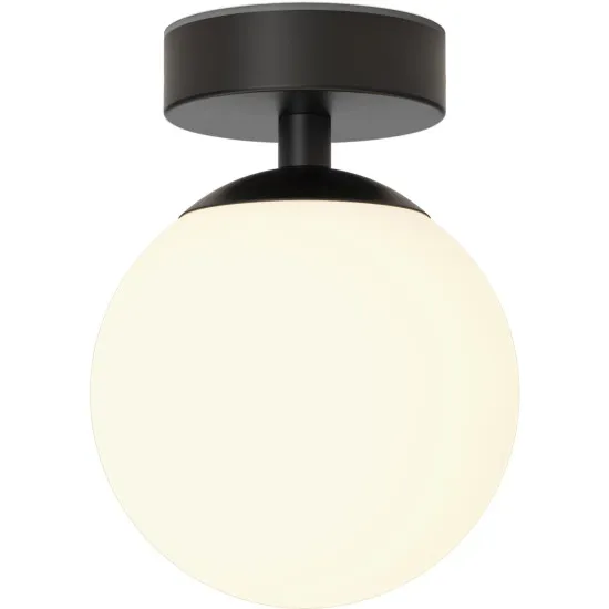 Astro Lighting Denver fekete fürdőszobai mennyezeti lámpa (AST-1038005) G9 1 izzós IP44