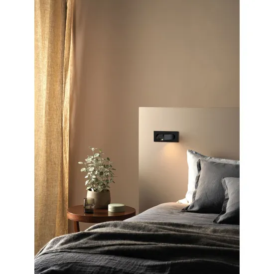 Astro Lighting Digit fekete LED fali olvasólámpa (AST-1323043) LED 1 izzós IP20