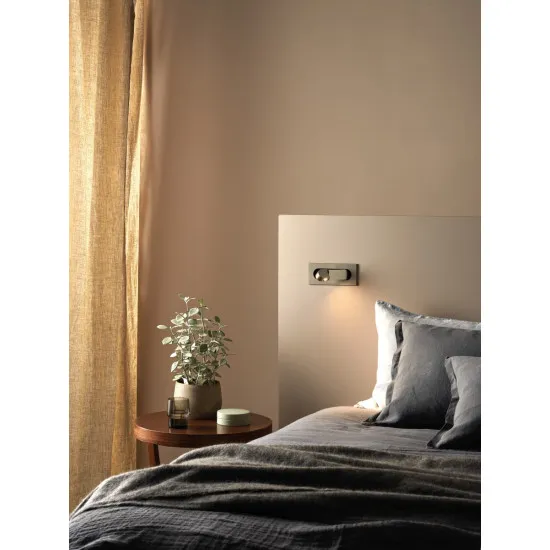 Astro Lighting Digit nikkel LED fali olvasólámpa (AST-1323045) LED 1 izzós IP20