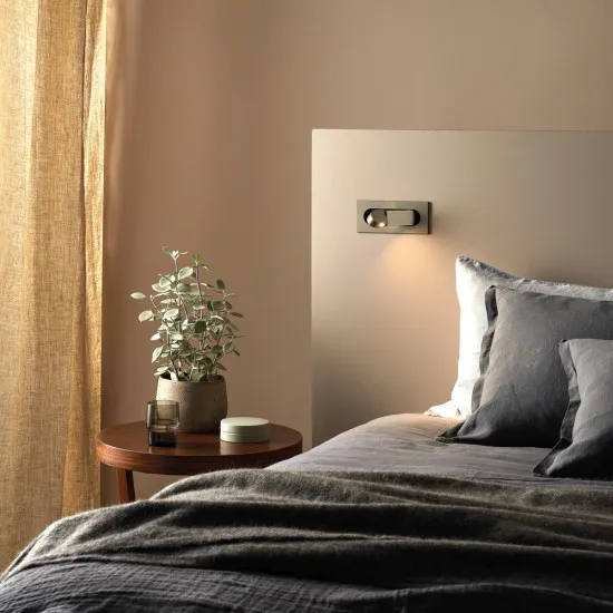 Astro Lighting Digit nikkel LED fali olvasólámpa (AST-1323045) LED 1 izzós IP20