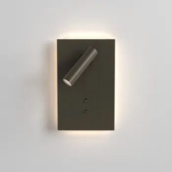 Astro Lighting Edge Reader Mini barna LED fali lámpa olvasólámpával (AST-1352040) LED 2 izzós IP20