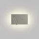 Astro Lighting Edge Reader Mini nikkel LED fali lámpa olvasólámpával (AST-1352042) LED 2 izzós IP20