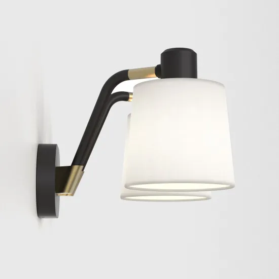 Astro Lighting Edward Twin fekete falikar (AST-1441002) E27 2 izzós IP20