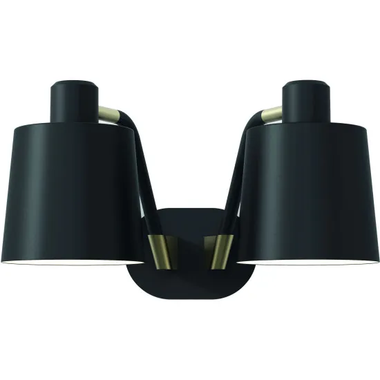 Astro Lighting Edward Twin fekete falikar (AST-1441002) E27 2 izzós IP20