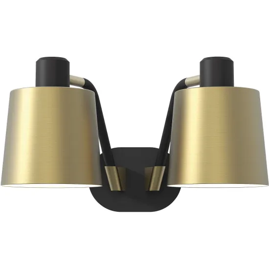 Astro Lighting Edward Twin fekete falikar (AST-1441002) E27 2 izzós IP20