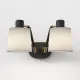 Astro Lighting Edward Twin fekete falikar (AST-1441002) E27 2 izzós IP20
