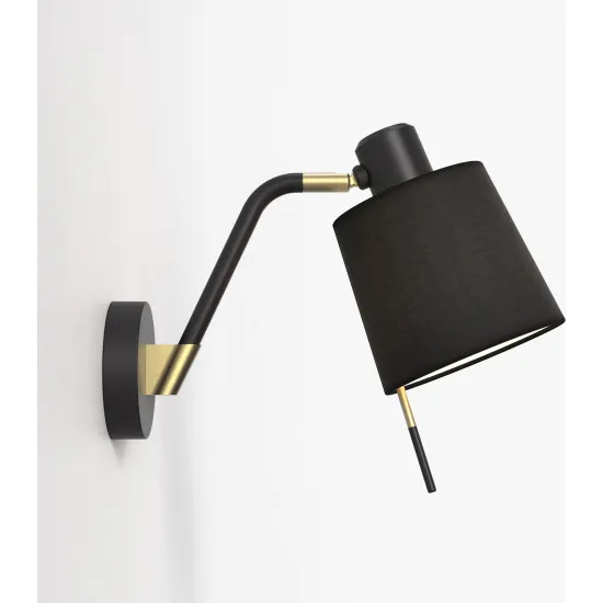 Astro Lighting Edward Wall fekete falikar (AST-1441001) E27 1 izzós IP20