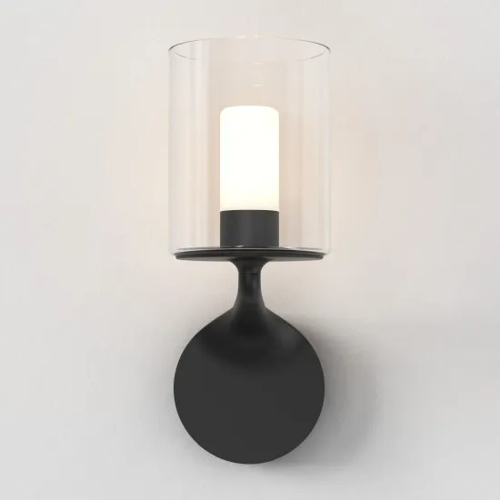 Astro Lighting Elena fekete fürdőszobai falikar (AST-1453003) G9 1 izzós IP44
