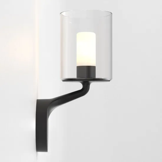 Astro Lighting Elena fekete fürdőszobai falikar (AST-1453003) G9 1 izzós IP44