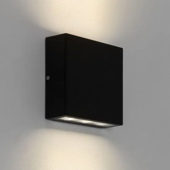Astro Lighting Elis Twin fekete LED kültéri fali lámpa (AST-1331002) LED 1 izzós IP54