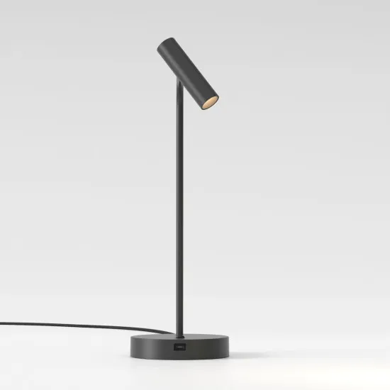 Astro Lighting Enna Desk USB fekete LED asztali lámpa (AST-1058210) LED 1 izzós IP20