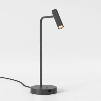 Astro Lighting Enna Desk USB fekete LED asztali lámpa (AST-1058210) LED 1 izzós IP20