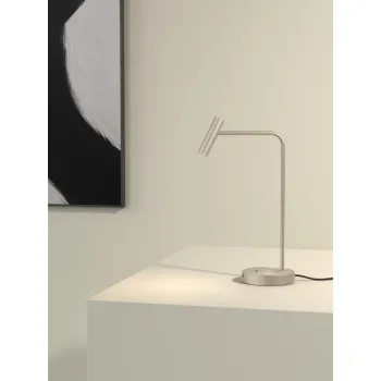 Astro Lighting Enna Desk USB nikkel LED asztali lámpa (AST-1058213) LED 1 izzós IP20