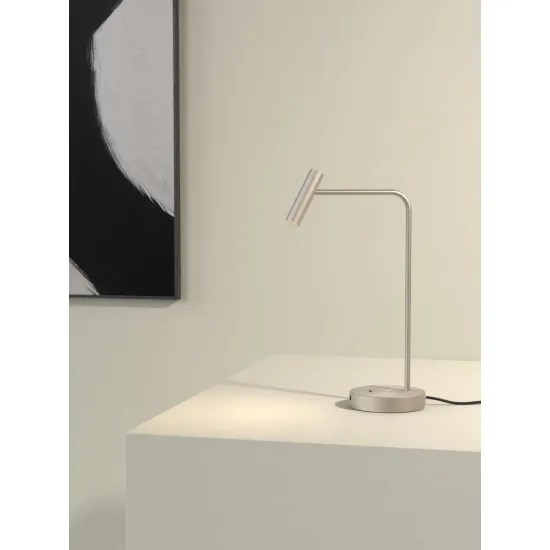Astro Lighting Enna Desk USB nikkel LED asztali lámpa (AST-1058213) LED 1 izzós IP20