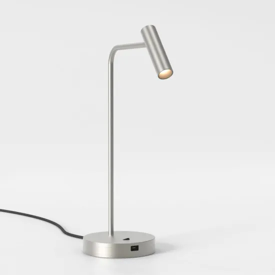 Astro Lighting Enna Desk USB nikkel LED asztali lámpa (AST-1058213) LED 1 izzós IP20