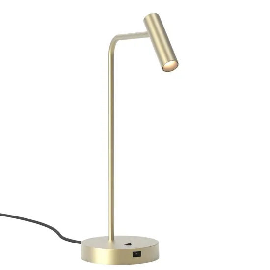 Astro Lighting Enna Desk USB arany LED asztali lámpa (AST-1058214) LED 1 izzós IP20