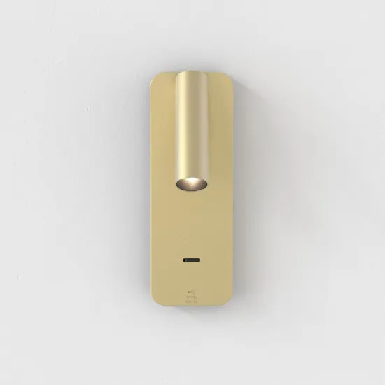 Astro Lighting Enna Surface USB arany LED fali olvasólámpa (AST-1058247) LED 1 izzós IP20